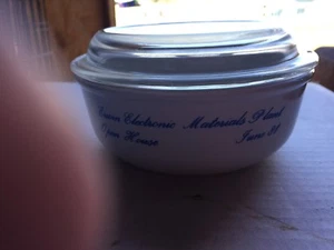 Corning Ware Glas P150B Grab It Erwin Tag der offenen Tür 1981 mit Glasdeckel - Bild 1 von 3