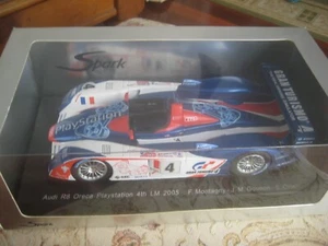 SPARK 1/18 AUDI R8 ORECA PLAYSTATION 4TH LM 2005 - Picture 1 of 7
