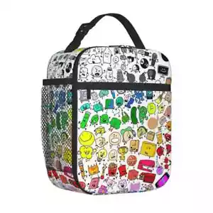 Borsa pranzo BFDI Inanimate Insanity tutta isolata moderna portatile quotidiana - Foto 1 di 11