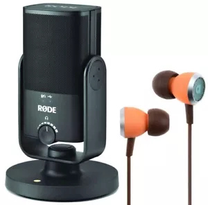Rode NT-USB MINI USB-Mikrofon + Audiofly Ohrhörer - Bild 1 von 6