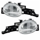 For Dodge Neon 1995-1999 Headlight Driver and Passenger Side | Pair | Halogen