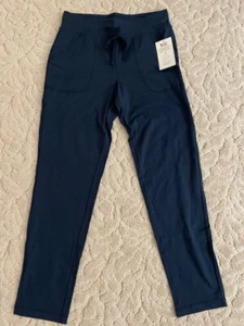 Athletic Works Woman's High Waist Joggers/Sweatpants Navy Size Small 4-6 - Picture 1 of 4