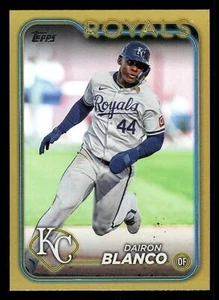 Actualización Topps 2024 Dairon Blanco lámina de oro #US324 Kansas City Royals - Imagen 1 de 2