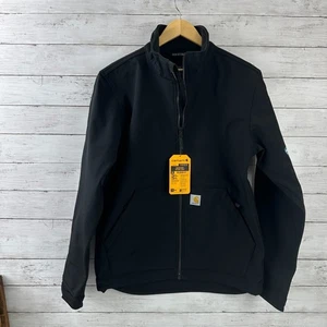 Carhartt Rain Defender Softshell Jacket Relaxed Fit NO.0J6438 Black Medium New - Picture 1 of 15