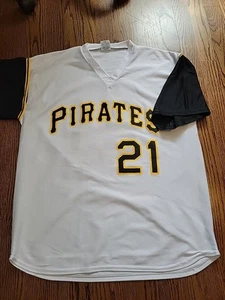 Roberto Clemente Pittsburgh Pirates Jersey baseball MLB Mens Size XL  - Picture 1 of 8