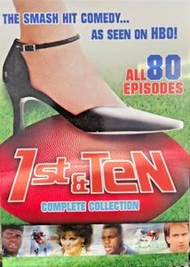 1st & Ten Complete Collection DVD Smash Hit Comedy HBO 80 Episodes - Picture 1 of 2