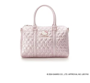 Samantha Vega Shoulder Boston Bag Pink Hello Kitty Heart Japan NEW - Picture 1 of 8