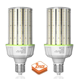 2Pack 100W LED Corn light Bulb-Replacement 400watt Metal Halide bulbs- E39 Mogul - Picture 1 of 14