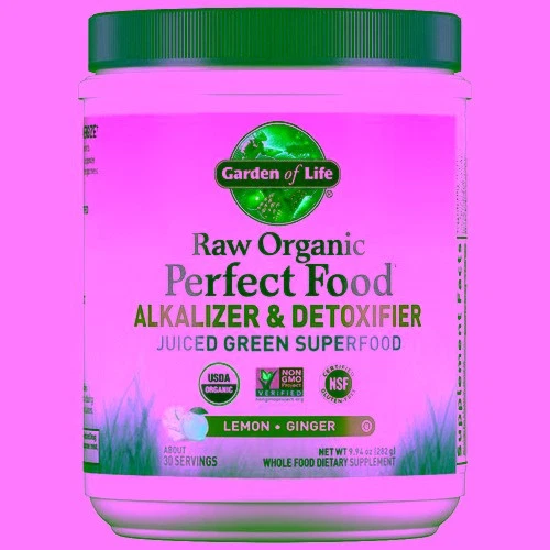 Alcalinizador y desintoxicante de alimentos perfectos orgánicos crudos 9,94 OZ Foto 1 de 1