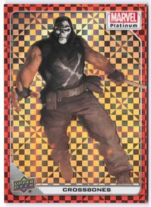 Upper Deck Marvel Platinum 2023 #19 Crossbones /33 Orange Checkers - Bild 1 von 2