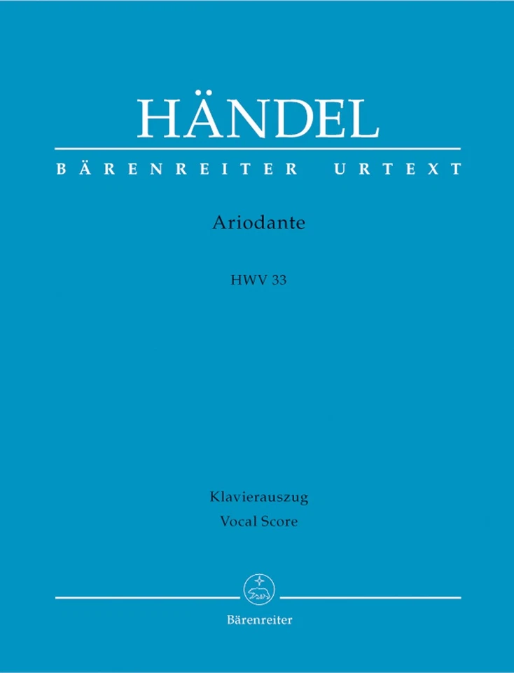 Ariodante HWV 33, Handel, Vocal Score - Image 1 of 2
