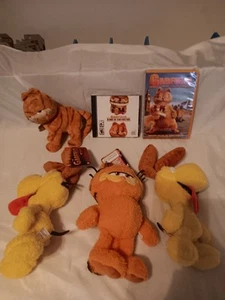 Garfield 4 Plüschtiere, CD-ROM Computerspiel & DVD - Bild 1 von 9