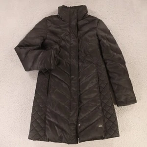 Michael Kors Jacket Womens S Black Polyester Duck Down Filled Puffer Pockets - Picture 1 of 9