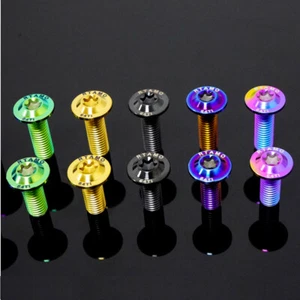 TC4 Titanium Screws Inner Torx Head for Motorcycle Parts M8x20 25mm Bolts - Picture 1 of 11