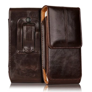 Funda de cuero + clip de cinturón vertical para iPhone 6 7 8 X - Imagen 1 de 28