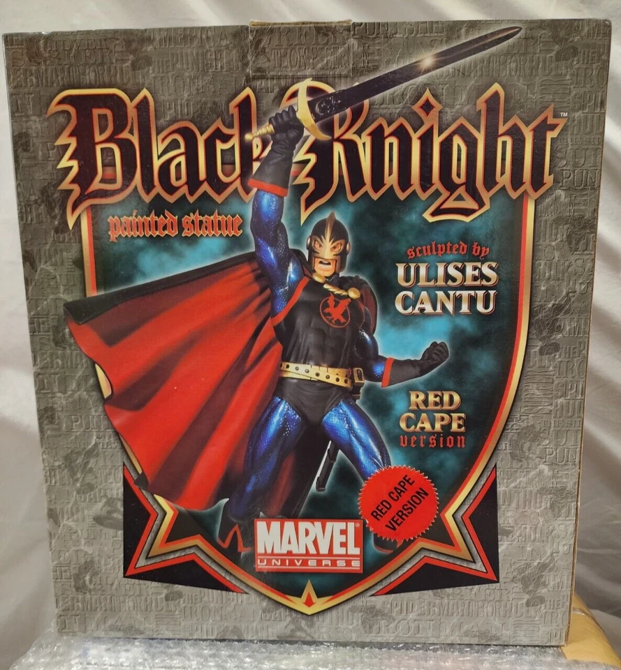 BOWEN DESIGNS CABALLERO NEGRO Cabo Rojo Variante #179/300 ESTATUA DE POLYSTONE Sideshow Foto 1 de 4