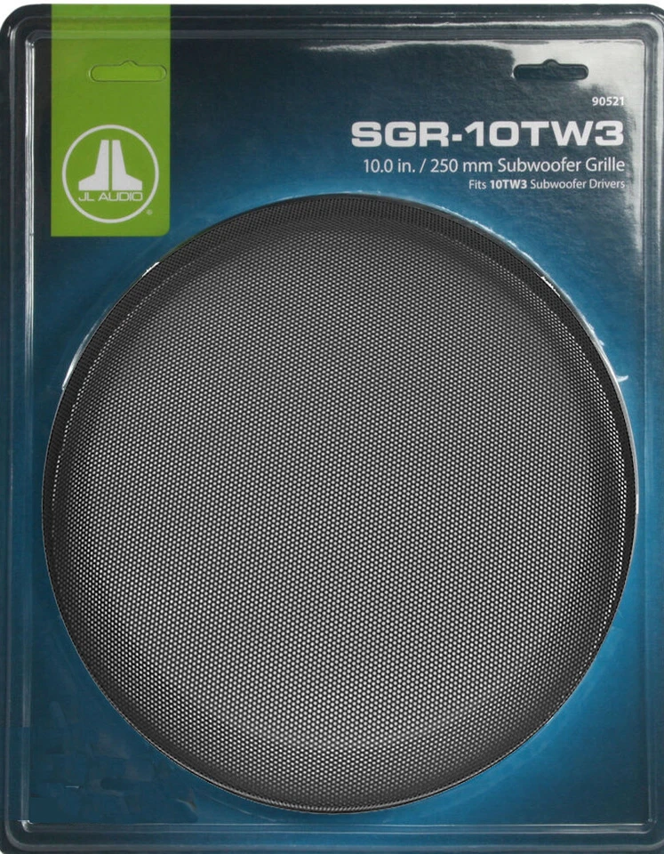  JL Audio SGR-10TW3 10" Negro Malla de Acero Subwoofer Rejilla Inserto para 10TW3 NUEVO Foto 1 de 1