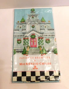 Patience Brewster by Mackenzie Childs Holiday House Dish Towel New In Cellophane - Picture 1 of 4