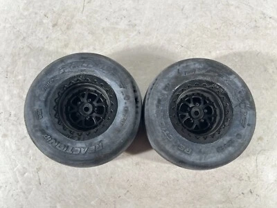 2x Used Mounted Pro-Line 10170 Reaction HP Rear 2.2"/3.0" Drag Tires (2) 1017003 - Image 1 of 4