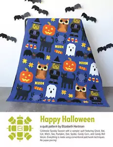 Happy Halloween Quilt Muster von Elizabeth Hartman - Bild 1 von 4