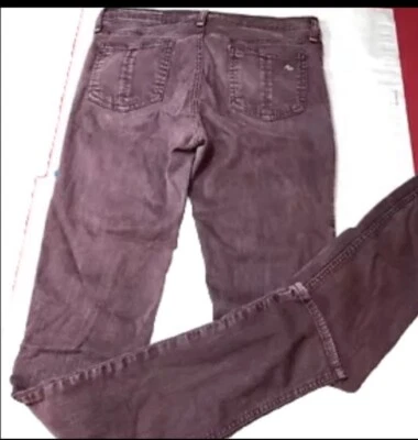 Тряпка и кости темно-бордовый брюки размер 27 бордовый узкие повседневные джинсы Chino эластичной женщин - Изображение 1 из 4