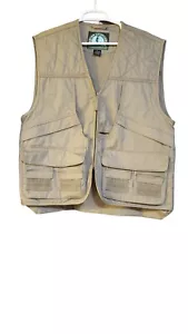 Master Sportsman Khaki Fishing Hunting Outdoors Rugged Gear Vest Fathers Day XL - Picture 1 of 21