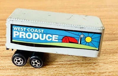 Vintage 1990s Galoob Micro Machines West Coast Produce Trailer 1:87 Scale 1.75” - Image 1 of 4