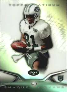 2014 Topps Platinum SHAQUELLE EVANS RC #109 NEW YORK JETS 🏈 - Foto 1 di 2
