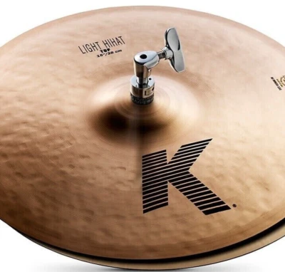 Par de Hi Hats Zildjian 15" K LIGHT - COMO NUEVO Caja Abierta ¡Ahorros! Foto 1 de 4