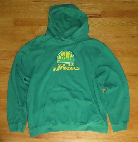 Hardwood Classics SEATTLE SUPERSONICS (2XL) Hooded Sweatshirt Cover