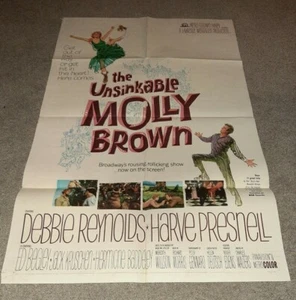 The unsinkable molly brown movie poster,1964, Metro-Goldwyn-Mayer. - Picture 1 of 9