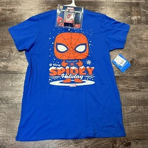 NWT Funko POP Spider-Man Christmas T-shirt - Picture 1 of 3