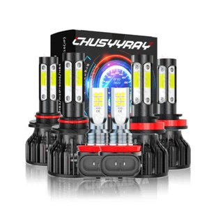 For Toyota Avalon 2008 2009 2010-2012 - 6x 6000K High Low Beam + Fog Light Bulbs - Picture 1 of 24