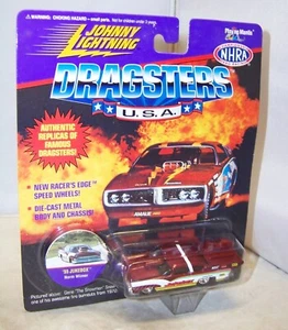 1:64 1995 JOHNNY LIGHTNING DRAGSTERS USA 1955 FORD PRO MOD JUKEBOX 320-170 - Picture 1 of 3