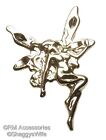 Fairy Faerie Charm / Pendant EP Gold Plated with a Lifetime Guarantee