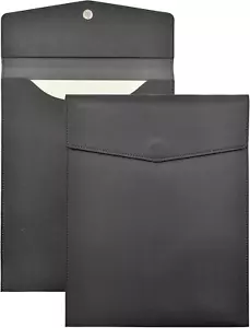 1 Piece PU Leather File Folder Vertical A4 Document Holder File Envelope - Picture 1 of 12