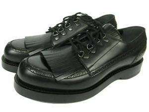 Gucci zapatos de cuero Derby para hombre suela de cuero Goodyear Welted negro ¡Nuevo! - Imagen 1 de 7