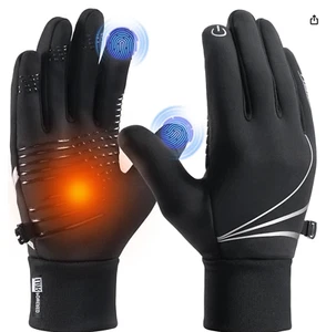 Thermal Gloves for Men Women, Winter Gloves Windproof Anti-Slip Lightweight, War - Picture 1 of 6