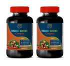 natural detox supplement - ORGANIC GREENS COMPLEX - alkalize body pH 2B