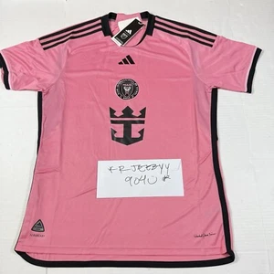 $150 Mens Size 2XL Adidas Inter Miami CF 2024 25 Home Authentic Jersey IU0189 2 - Picture 1 of 12