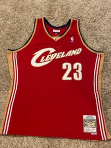 Mens 2XL NBA Swingman Road Jersey Cleve Cavaliers Lebron James Mitchell & Ness - Picture 1 of 8