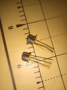 Motorola 517600B PNP germanium transistors/Matched Pairs/NOS/TO-18 gold leads - Picture 1 of 9