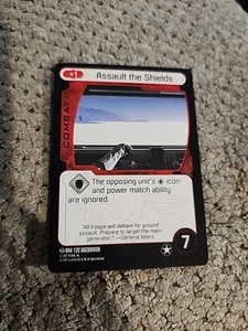 STAR WARS POCKETMODEL TCG: ASSAULT the Shields Wizkids 2007 - Picture 1 of 2