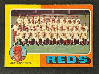 1975 年 Topps 团队清单辛那提红人队 Sparky Anderson #531 — 第 1/3 张图片