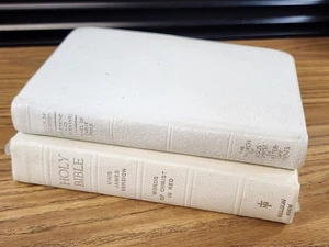 1972/81 LDS SCRIPTURES White Bible And Triple Combination, Book Of Mormon ++ - Picture 1 of 24