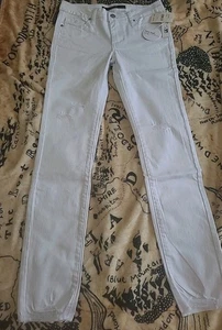 NWT Joe's Jeans Girls Size 16 White The Markie Mid Rise Skinny Ankle Jeans - Picture 1 of 12