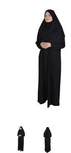 Schwarz Gr. L Hijab Gebetskleidung Müslimische Kleid - Bild 1 von 1