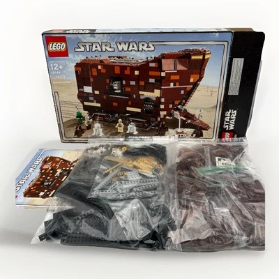 Lego Star Wars 10144 Sandcrawler Jawa’s Gonk Asp R5D4 R1G4 Droids Lars Complete - Image 1 of 4