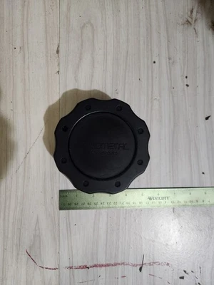 LiquidMetal Wheels Tall Hub Cover Flat Black Center Cap BC-671L - Image 1 of 4