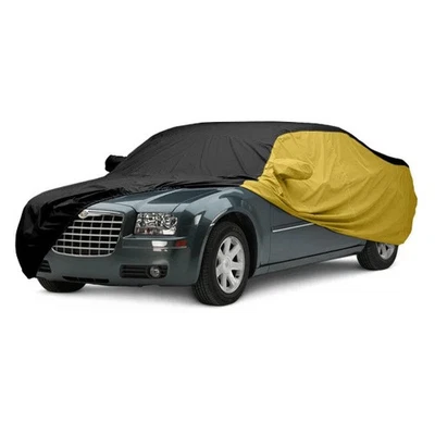 For Volkswagen Cabrio 95-99 Car Cover WeatherShield HP Two-Tone Black Custom Car - Изображение 1 из 4